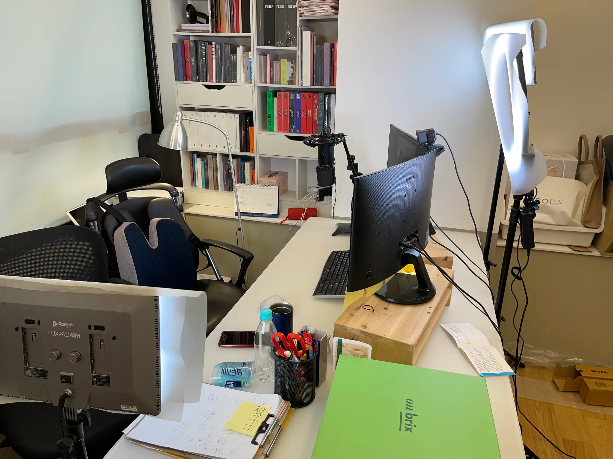 홈 오피스 방송세팅