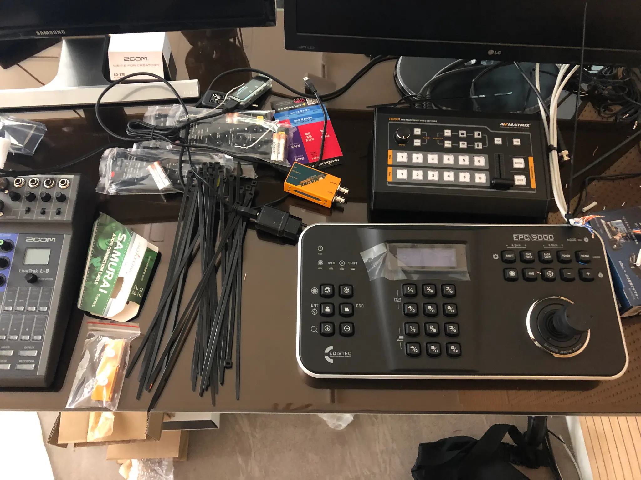 방송 장비 중앙 제어 시스템