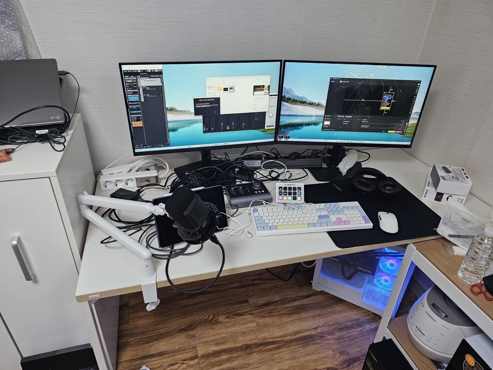 원컴+태블릿(스위치)세팅